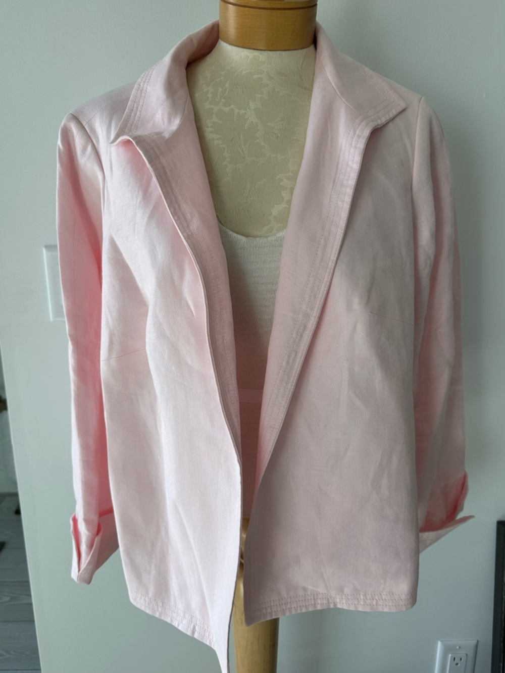 Talbots Light Pink Women's linen Blazer